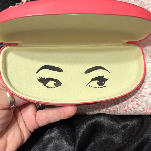 Kate Spade Black Sunglasses with Pink Case